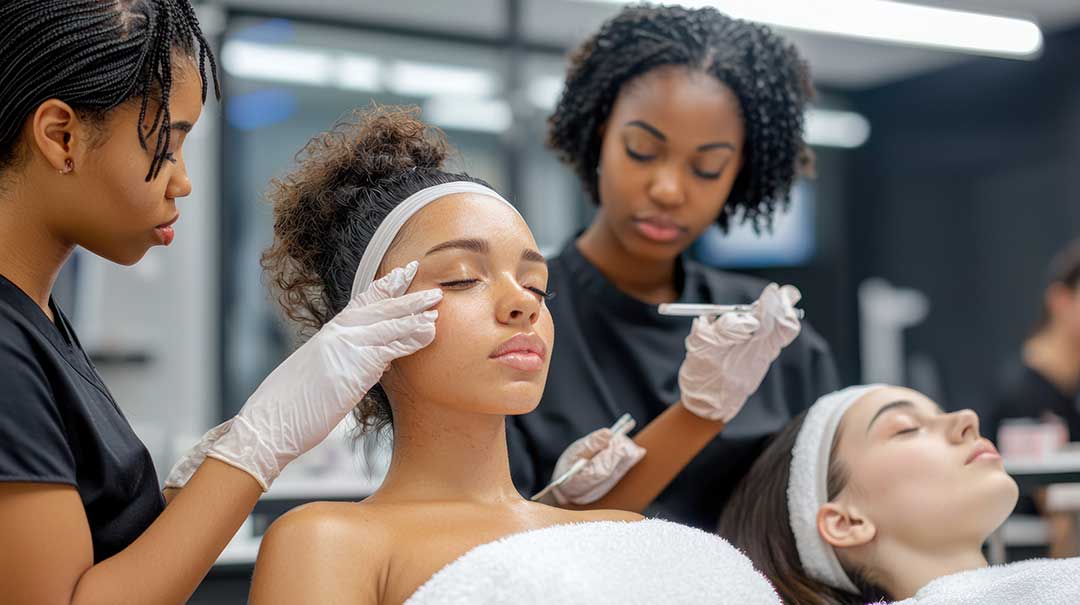 Aesthetician photo from Adobe Stock
