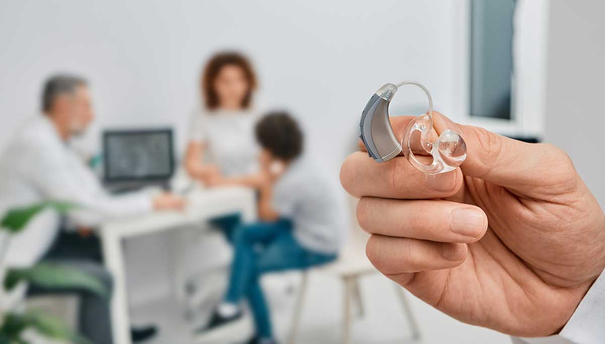Audiologist photo from Adobe Stock