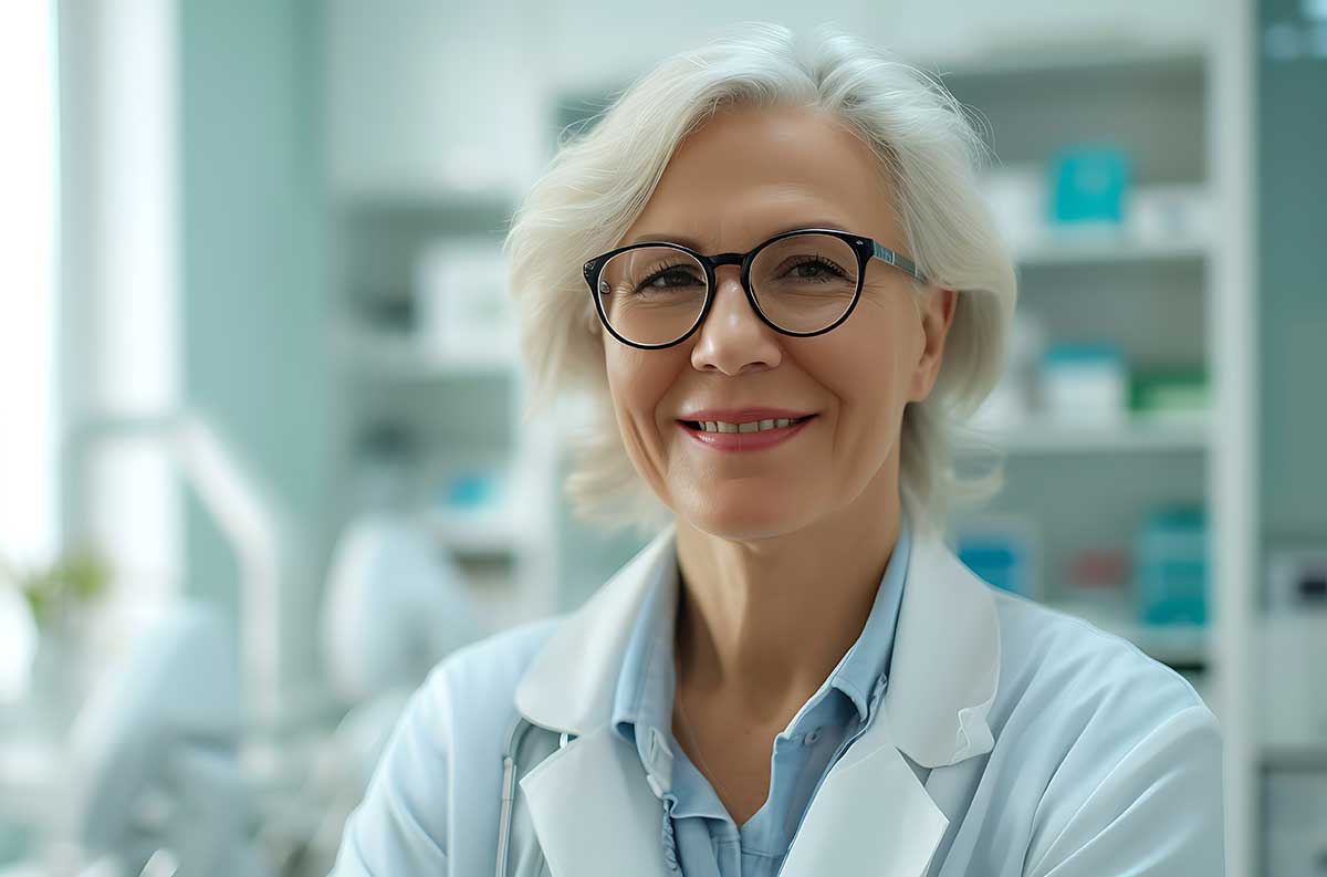 Audiologist photo from Adobe Stock