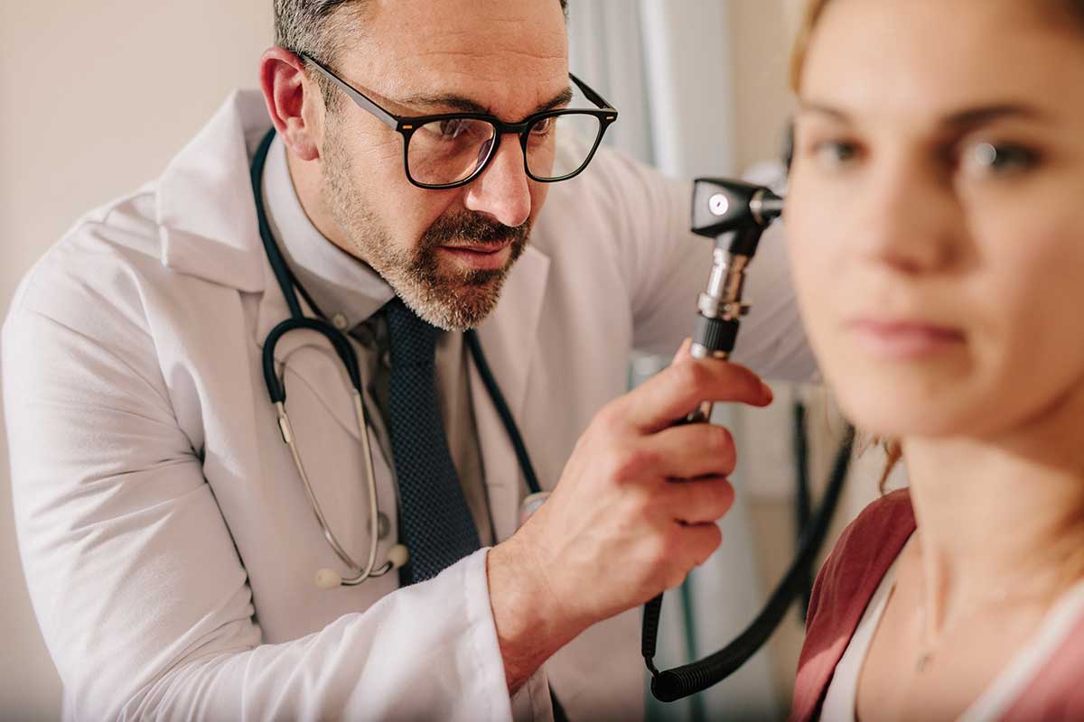 Audiologist photo from Adobe Stock