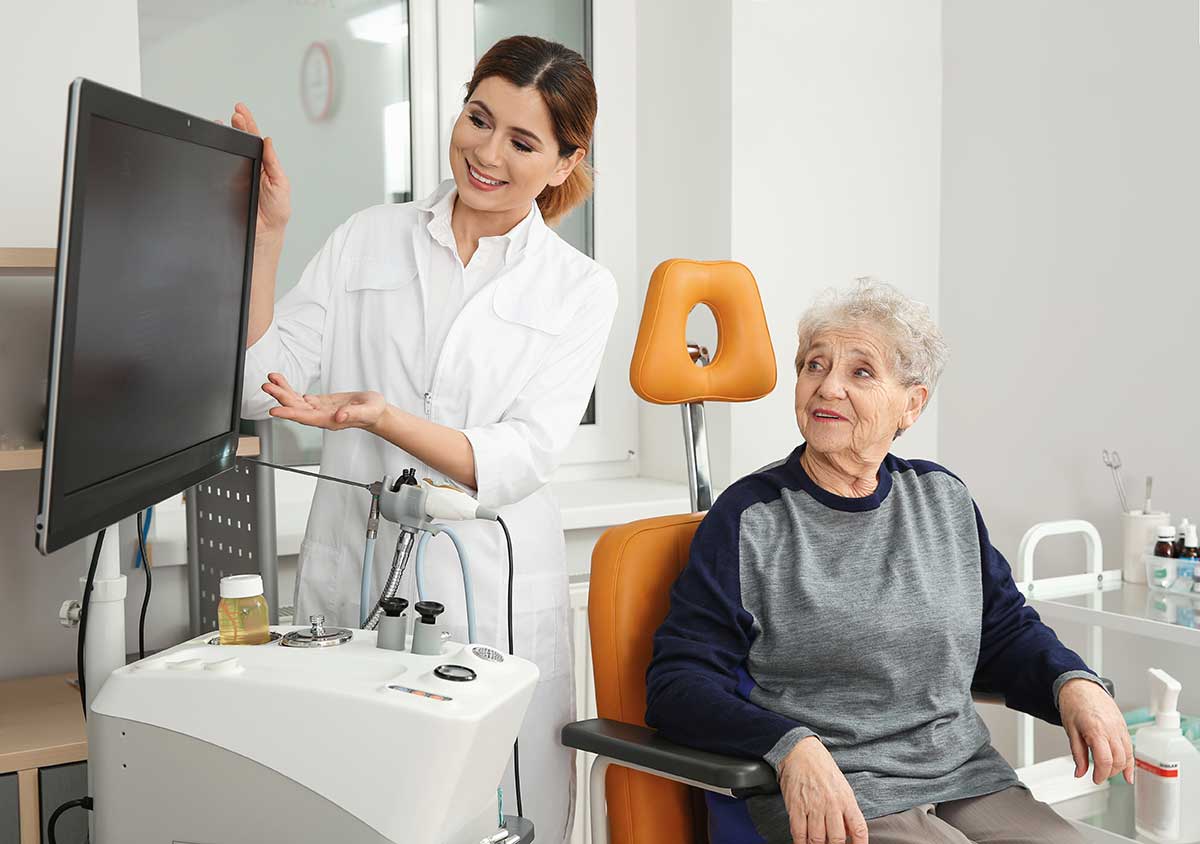 Audiologist photo from Adobe Stock