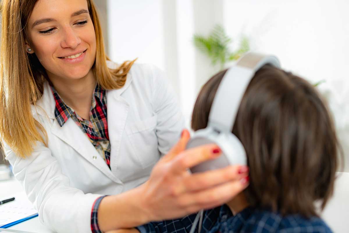 Audiologist photo from Adobe Stock