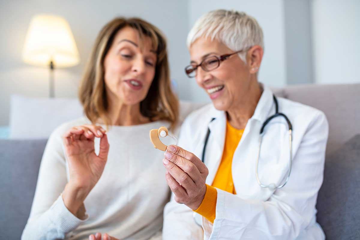 Audiologist photo from Adobe Stock
