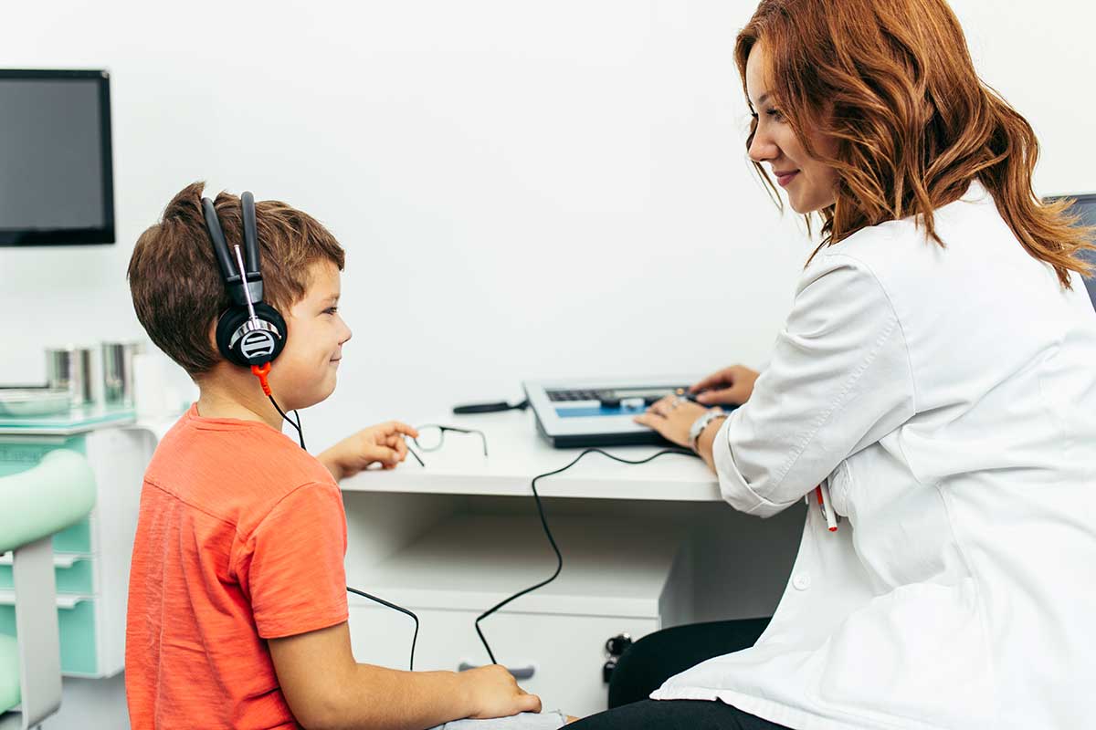 Audiologist photo from Adobe Stock