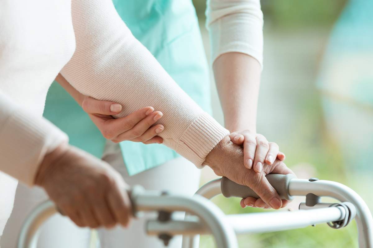 Caregiver photo from Adobe Stock
