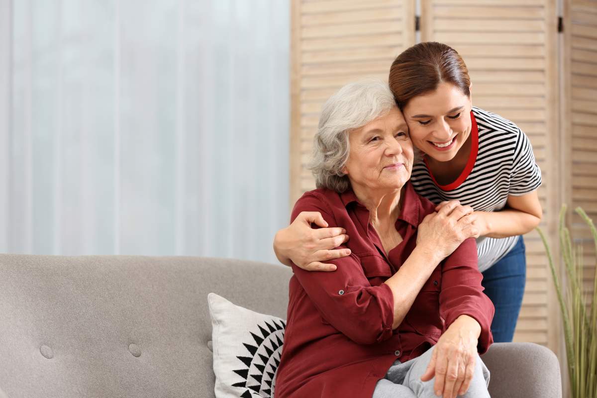 Caregiver photo from Adobe Stock