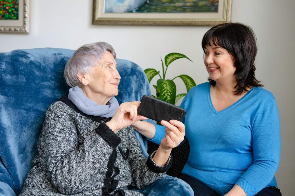 Caregiver photo from Adobe Stock