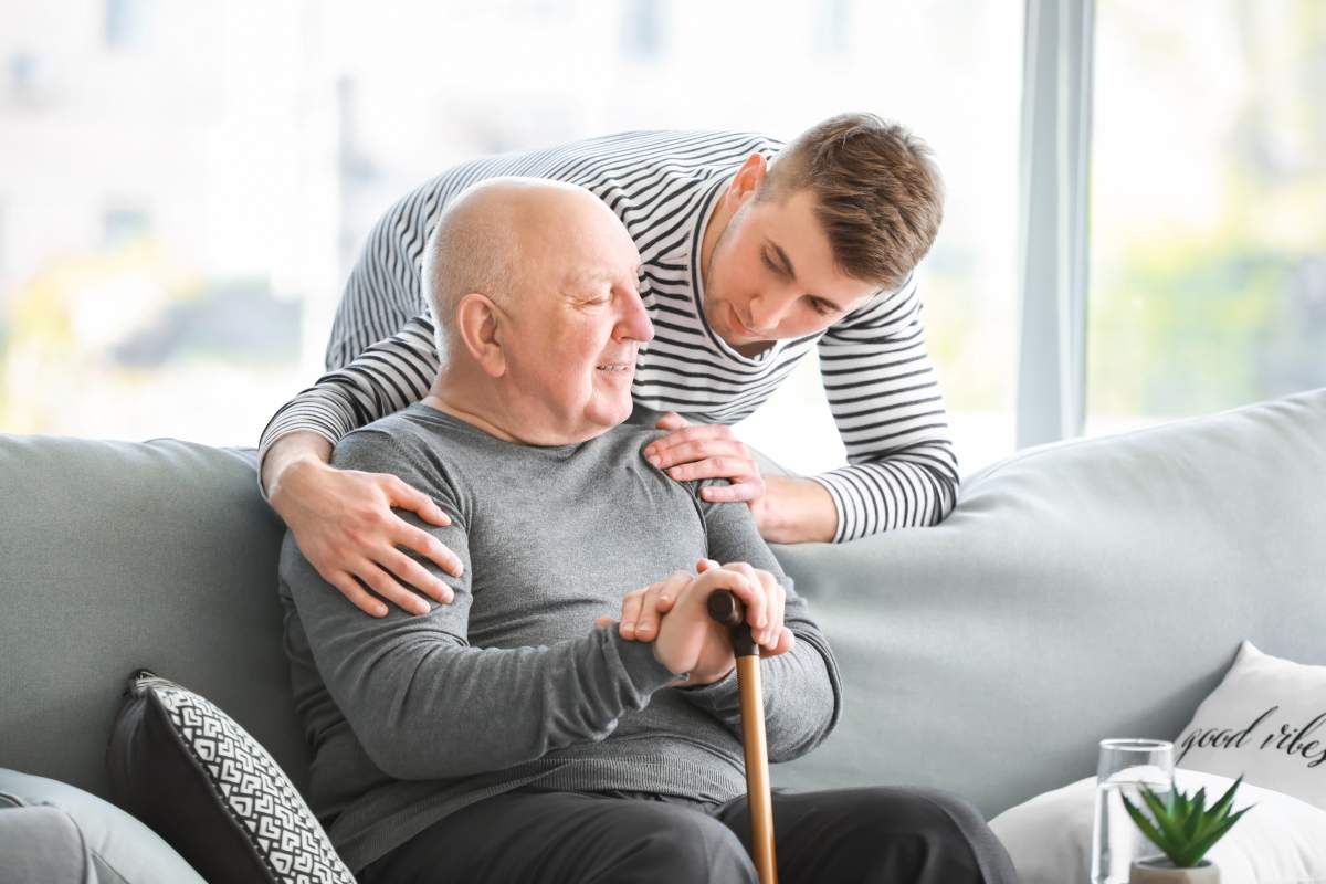 Caregiver photo from Adobe Stock