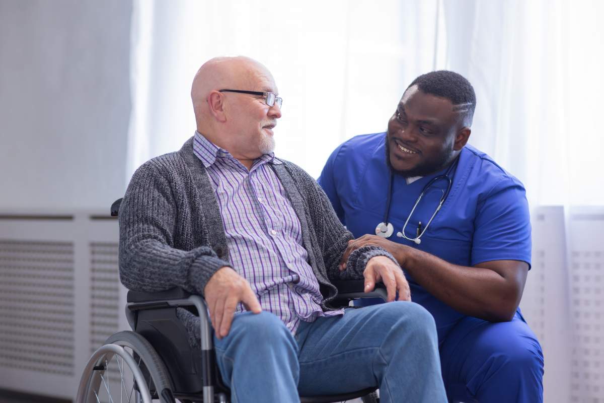 Caregiver photo from Adobe Stock