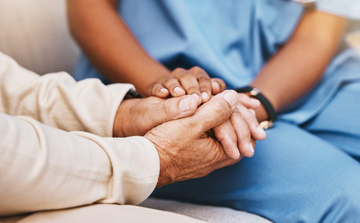 Caregiver photo from Adobe Stock
