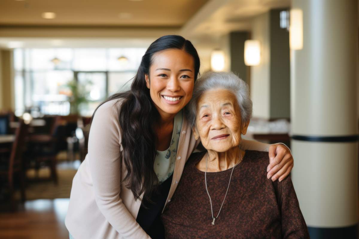 Caregiver photo from Adobe Stock