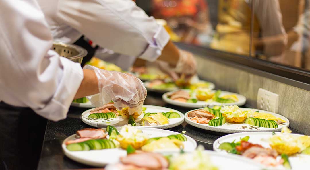 Catering photo from Adobe Stock
