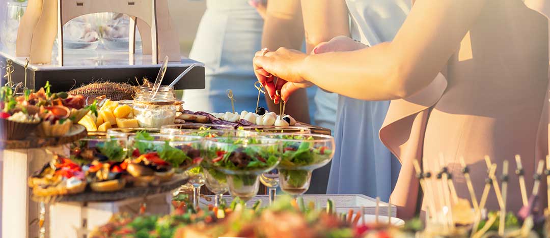 Catering photo from Adobe Stock