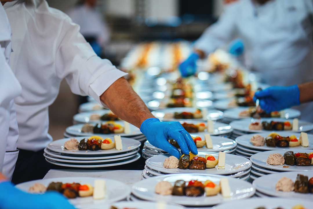 Catering photo from Adobe Stock