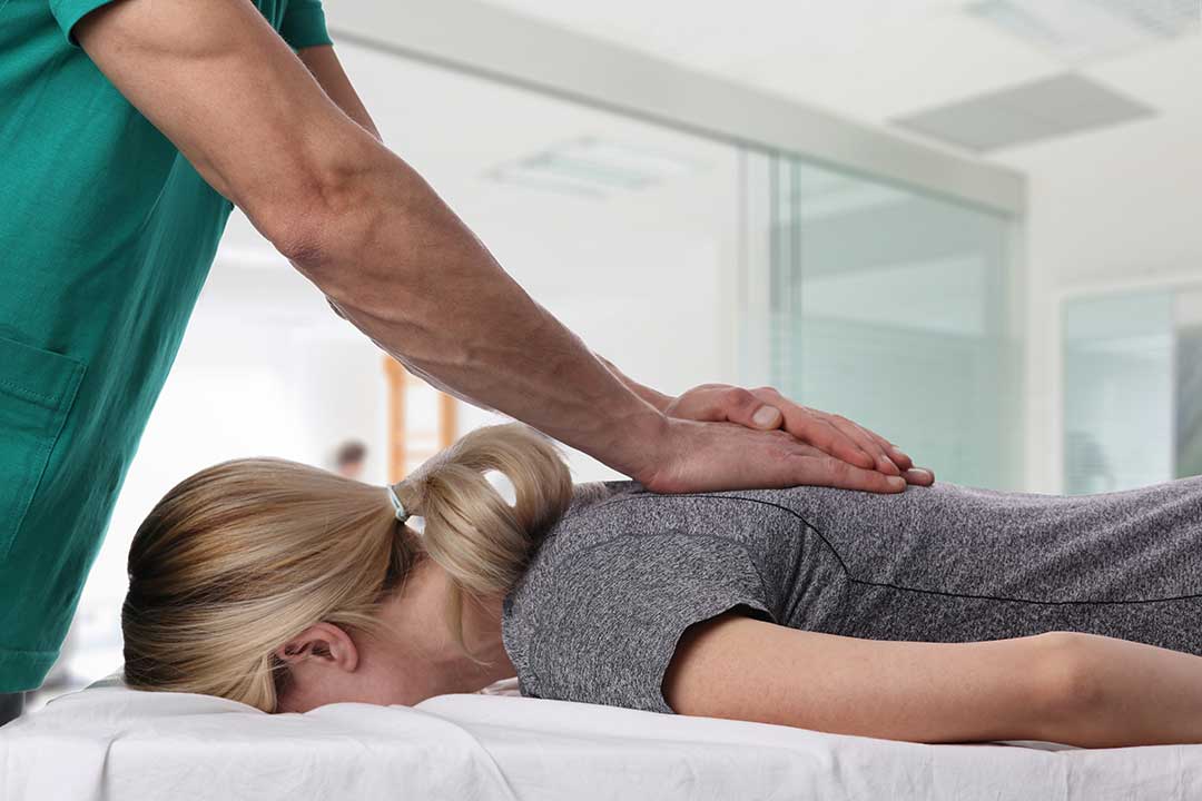 Chiropractic photo from Adobe Stock