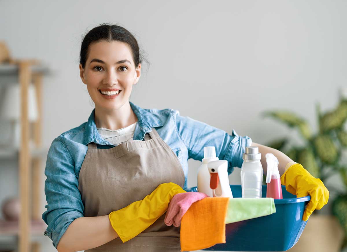 Cleaning photo from Adobe Stock