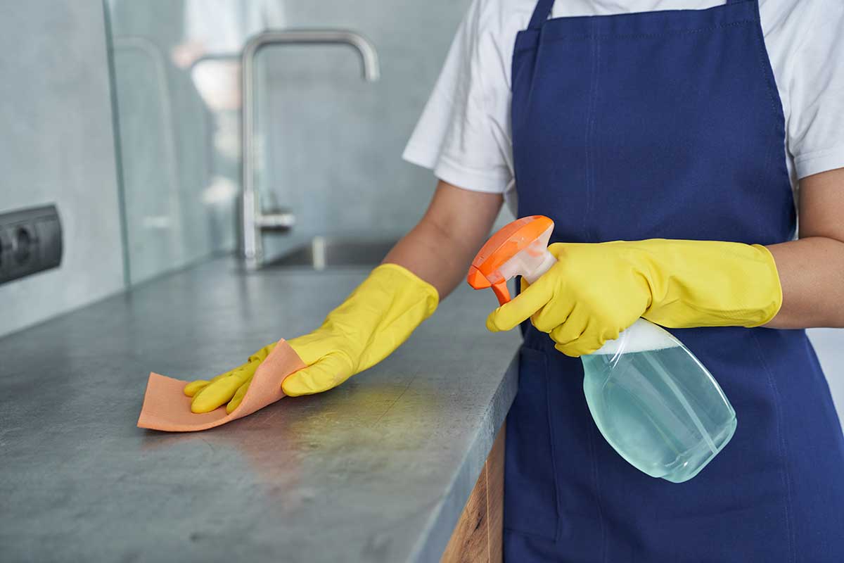 Cleaning photo from Adobe Stock