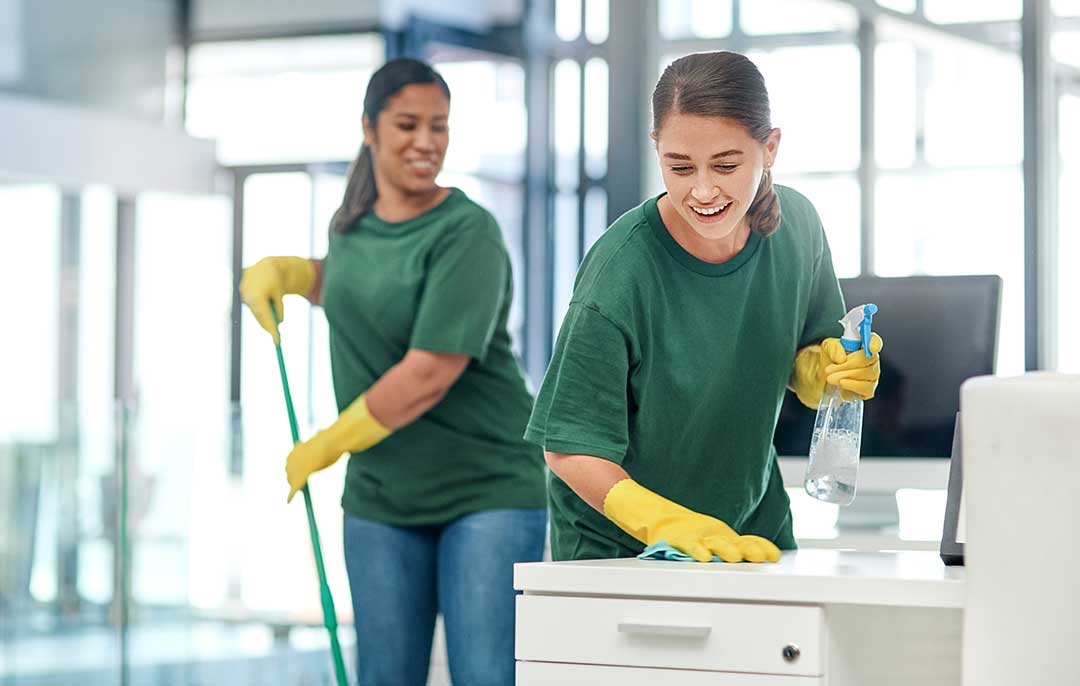 Cleaning photo from Adobe Stock