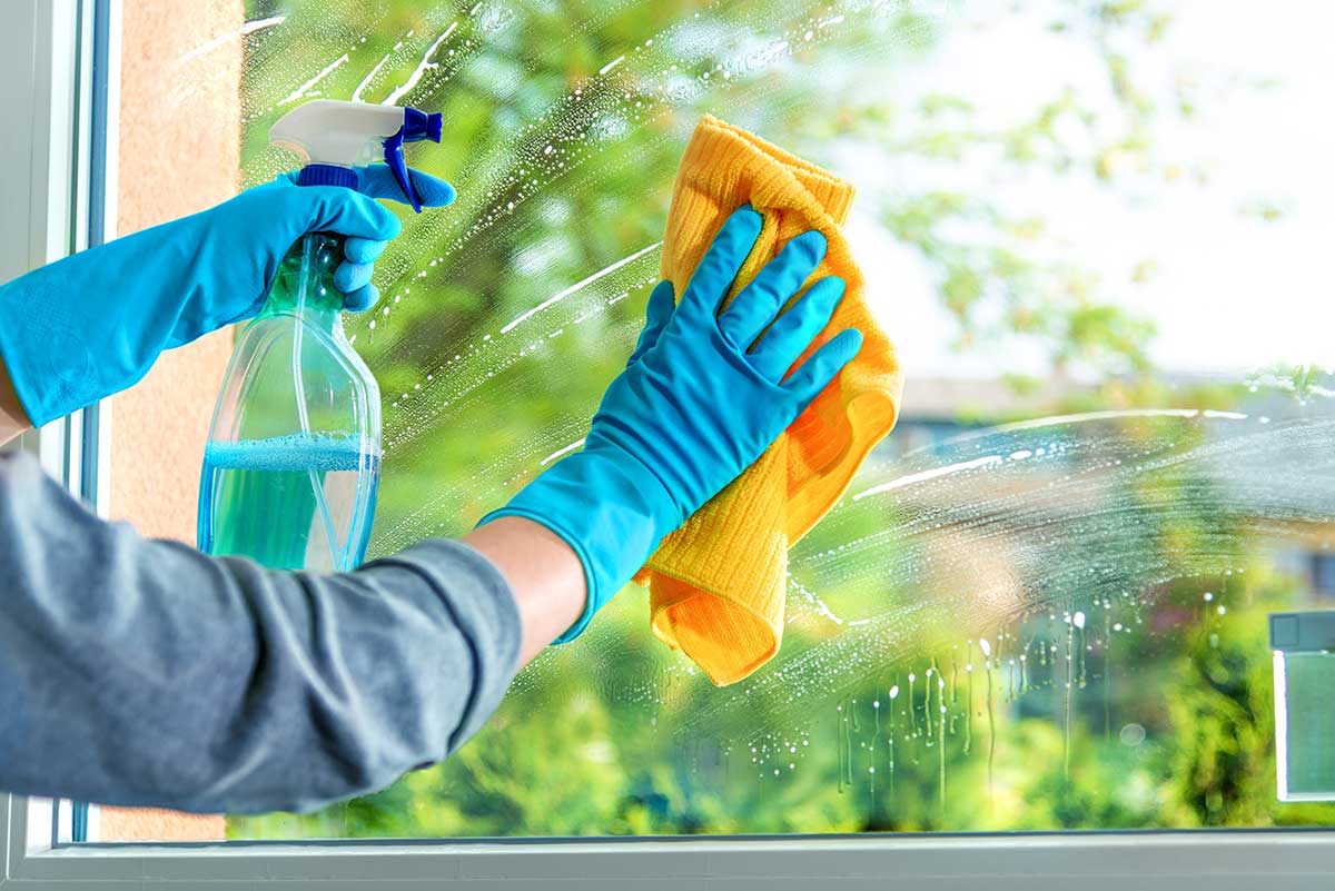 Cleaning photo from Adobe Stock