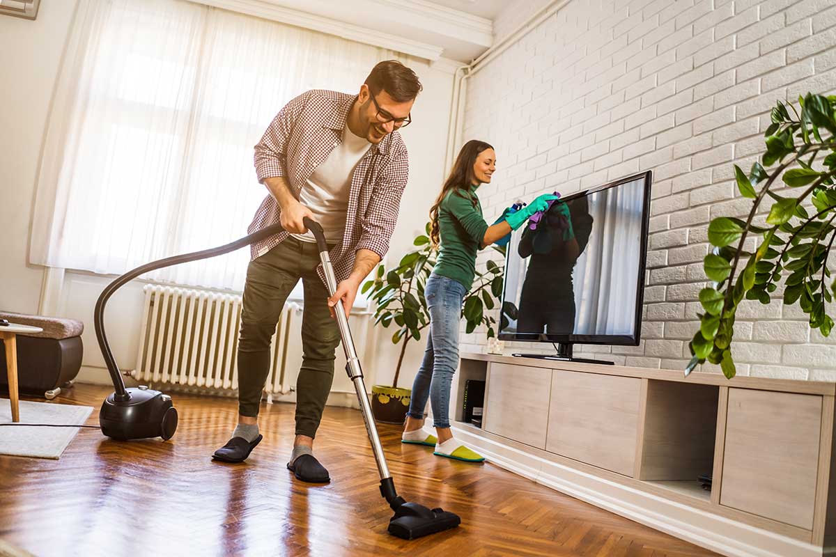 Cleaning photo from Adobe Stock