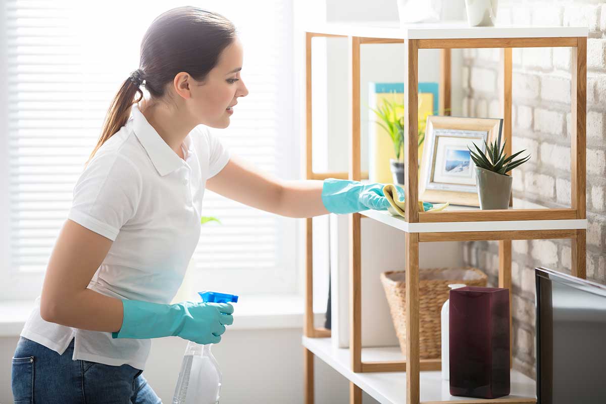 Cleaning photo from Adobe Stock