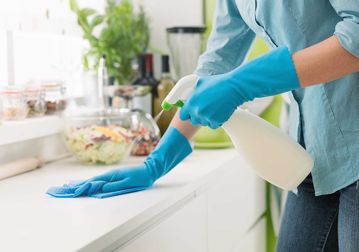 Cleaning photo from Adobe Stock