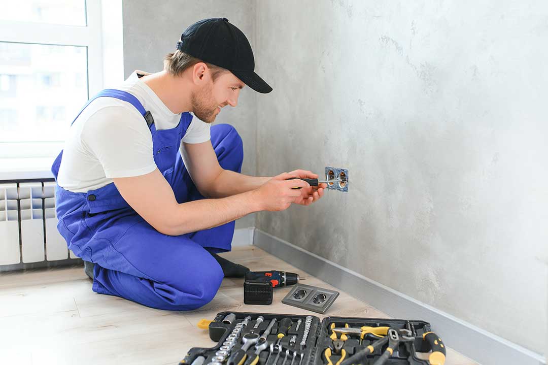 Electricians photo from Adobe Stock