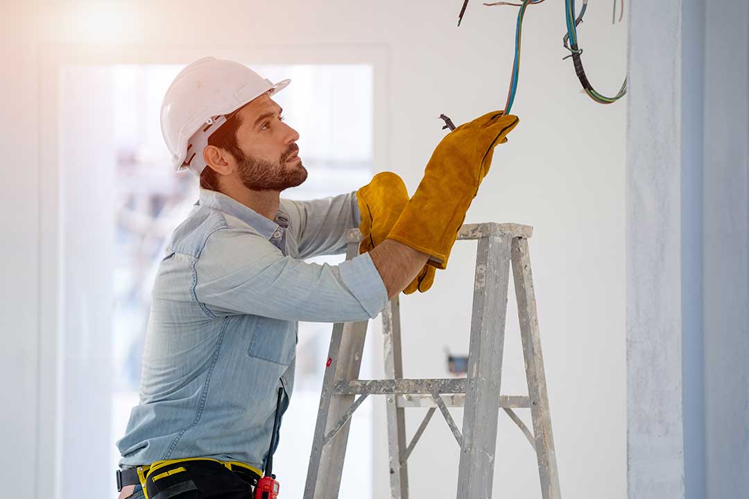 Electricians photo from Adobe Stock
