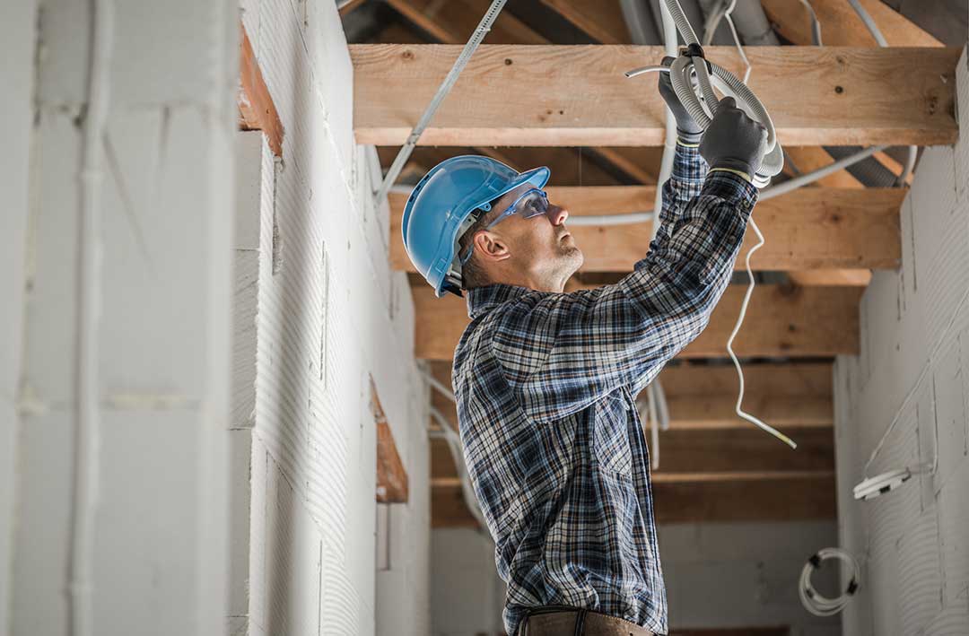 Electricians photo from Adobe Stock