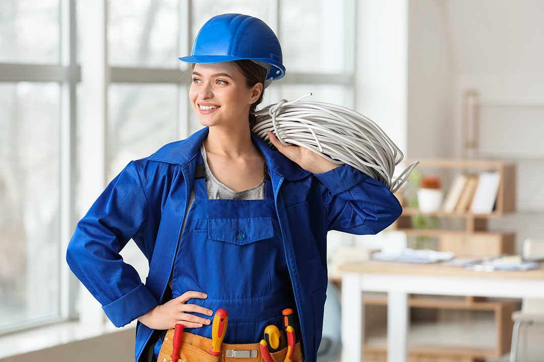 Electricians photo from Adobe Stock