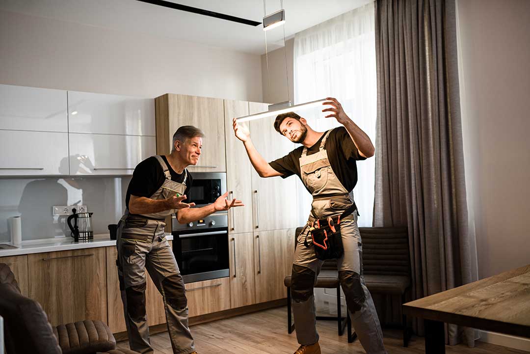 Electricians photo from Adobe Stock