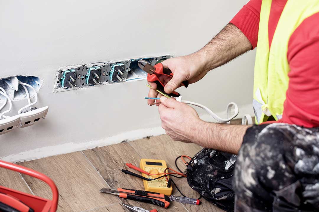 Electricians photo from Adobe Stock