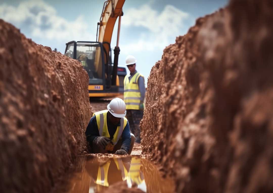 Excavation photo from Adobe Stock