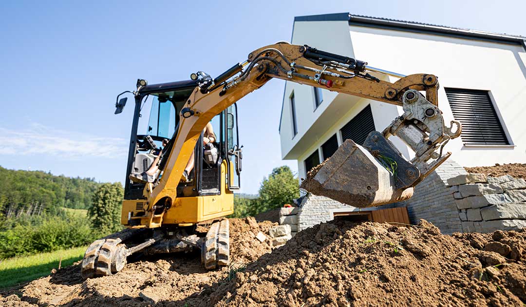 Excavation photo from Adobe Stock