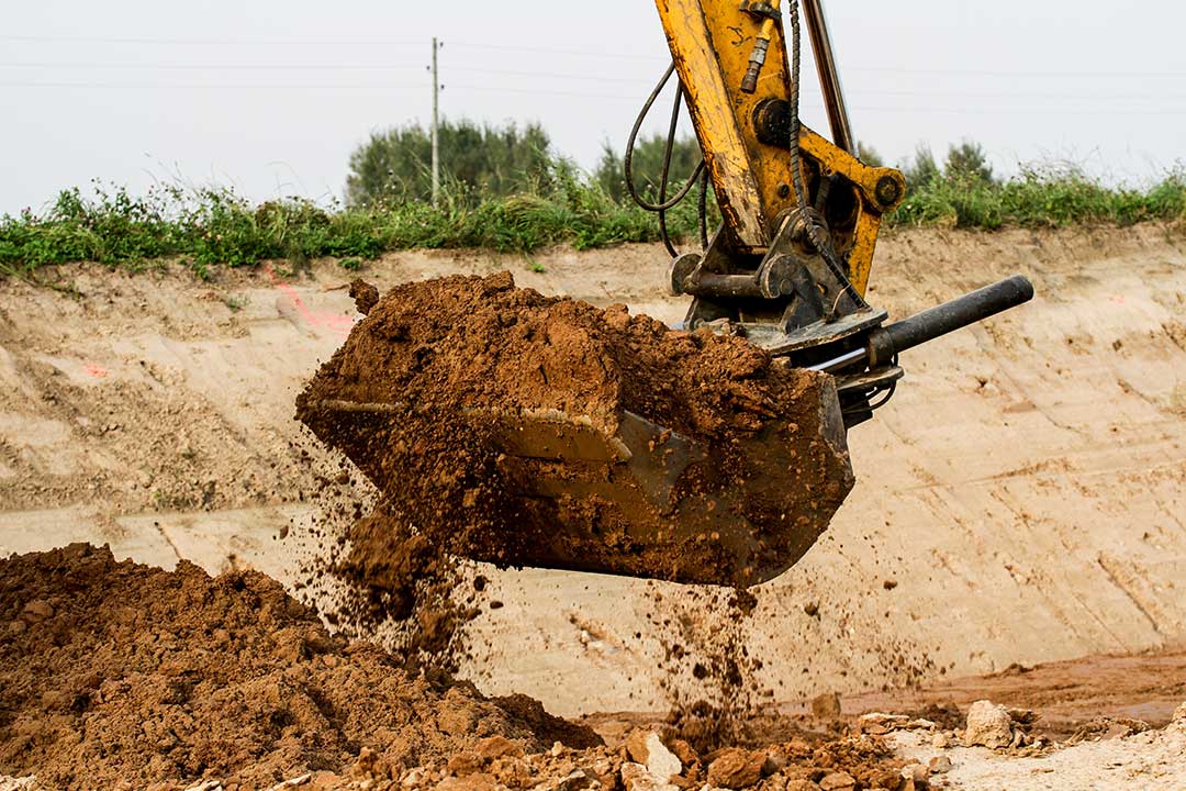 Excavation photo from Adobe Stock