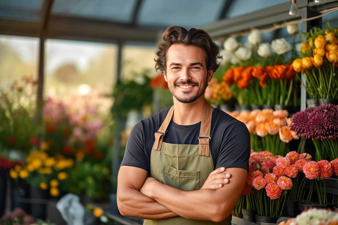 Florist photo from Adobe Stock