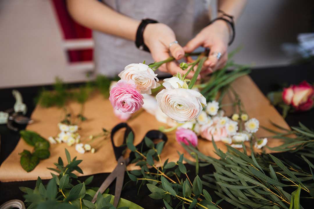 Florist photo from Adobe Stock