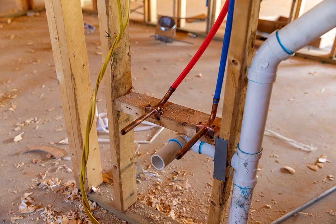 Plumbing photo from Adobe Stock
