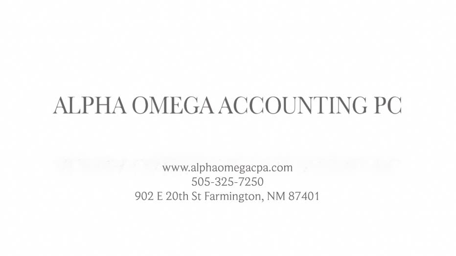 Welcome to Alpha Omega Accounting PC Thomas Stamper CPA