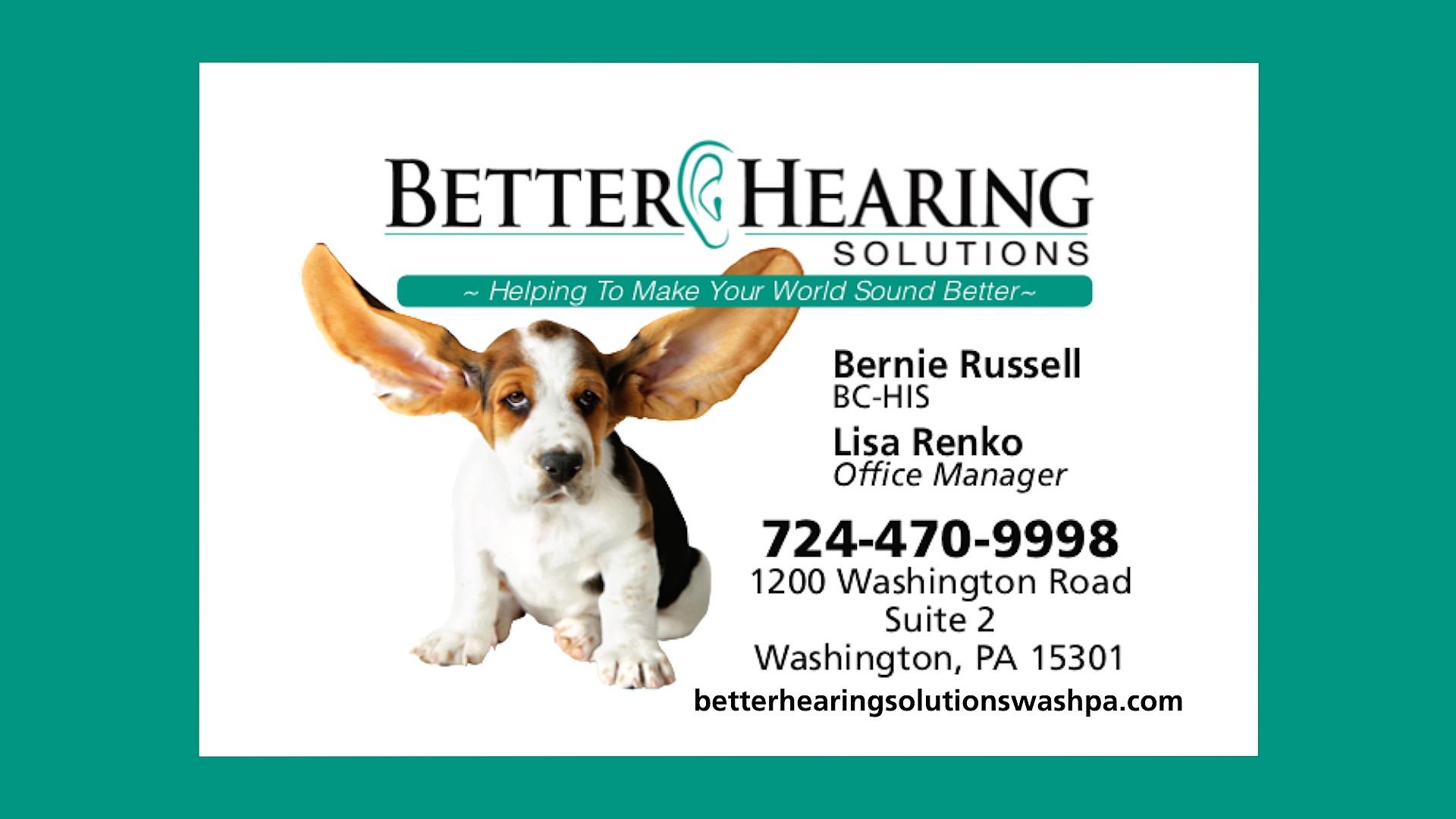 Better hearing. Solutions for better hearing.