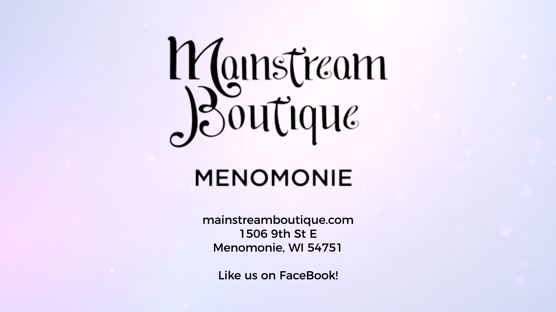 Mainstream Boutique Menomonie